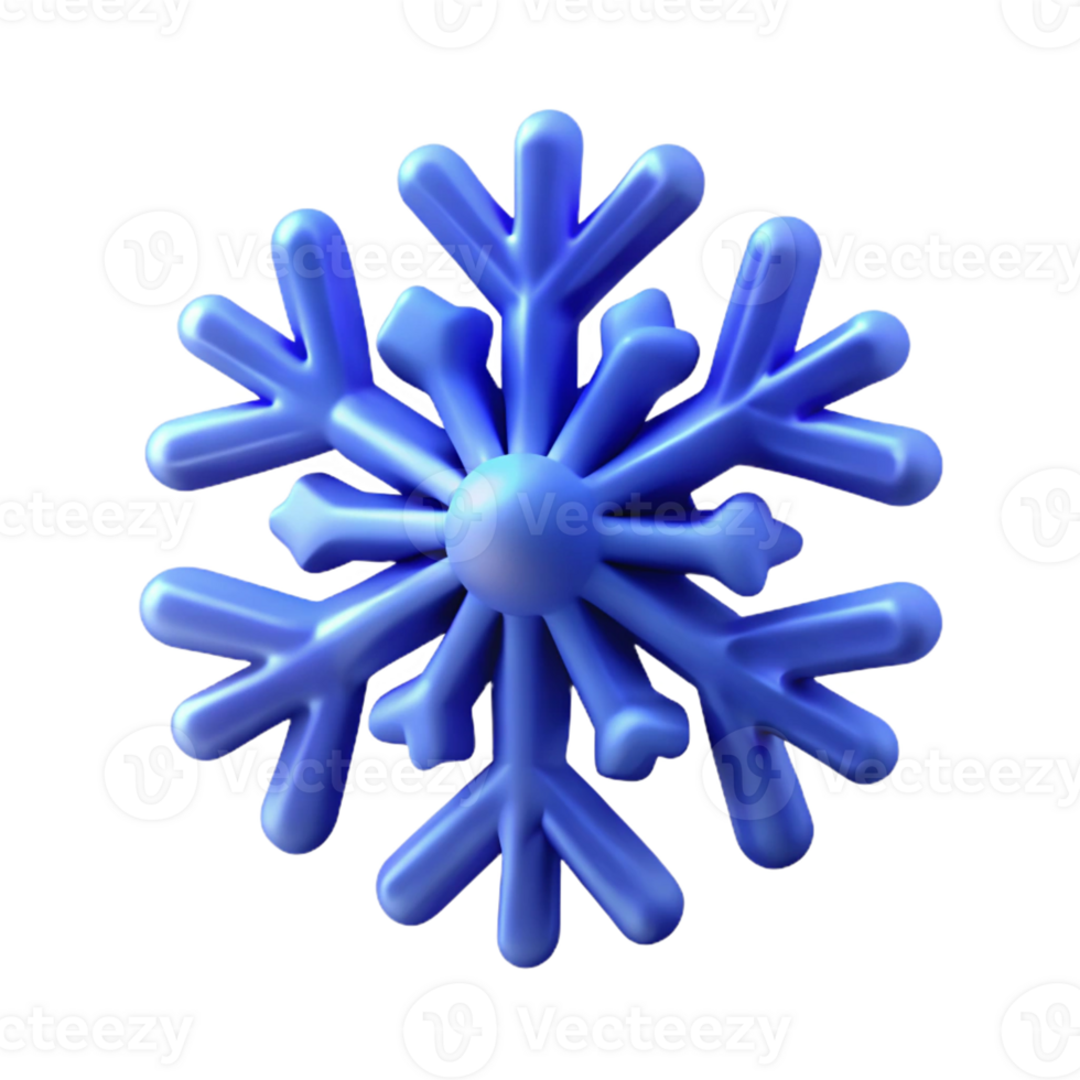 stunning creative A single, perfect snowflake falling against a dark blue background, illuminated by a soft light, in macro photography style original png
