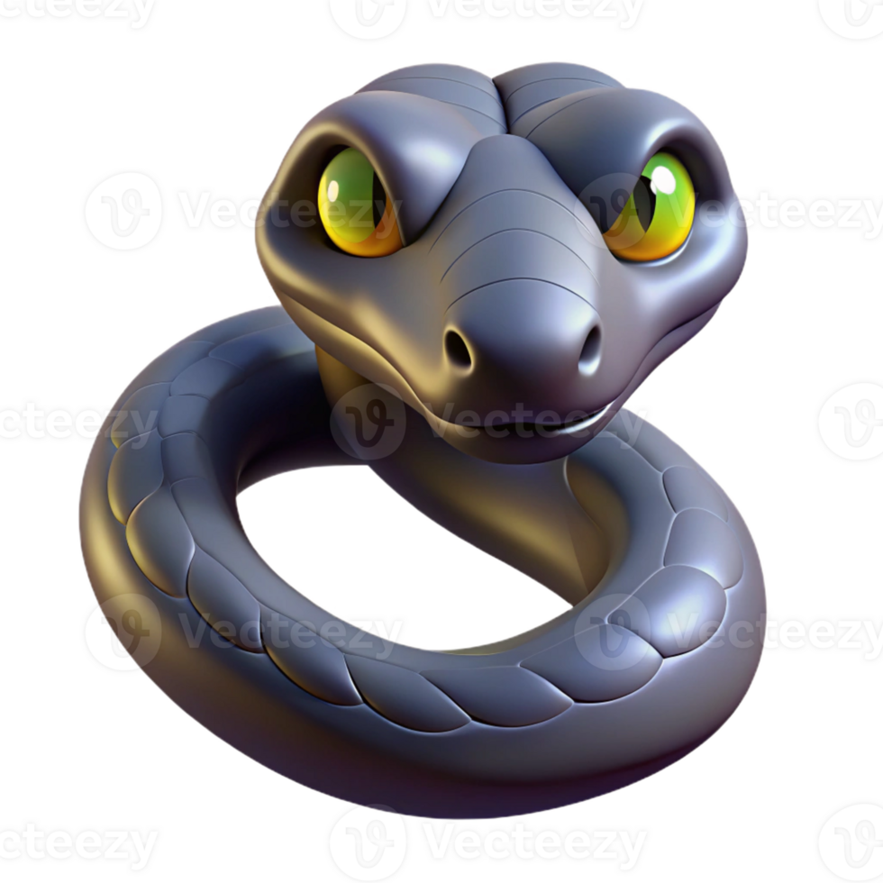 serene artistic Portrait of a slithering snake with hypnotic eyes, dark, mysterious lighting exclusive png