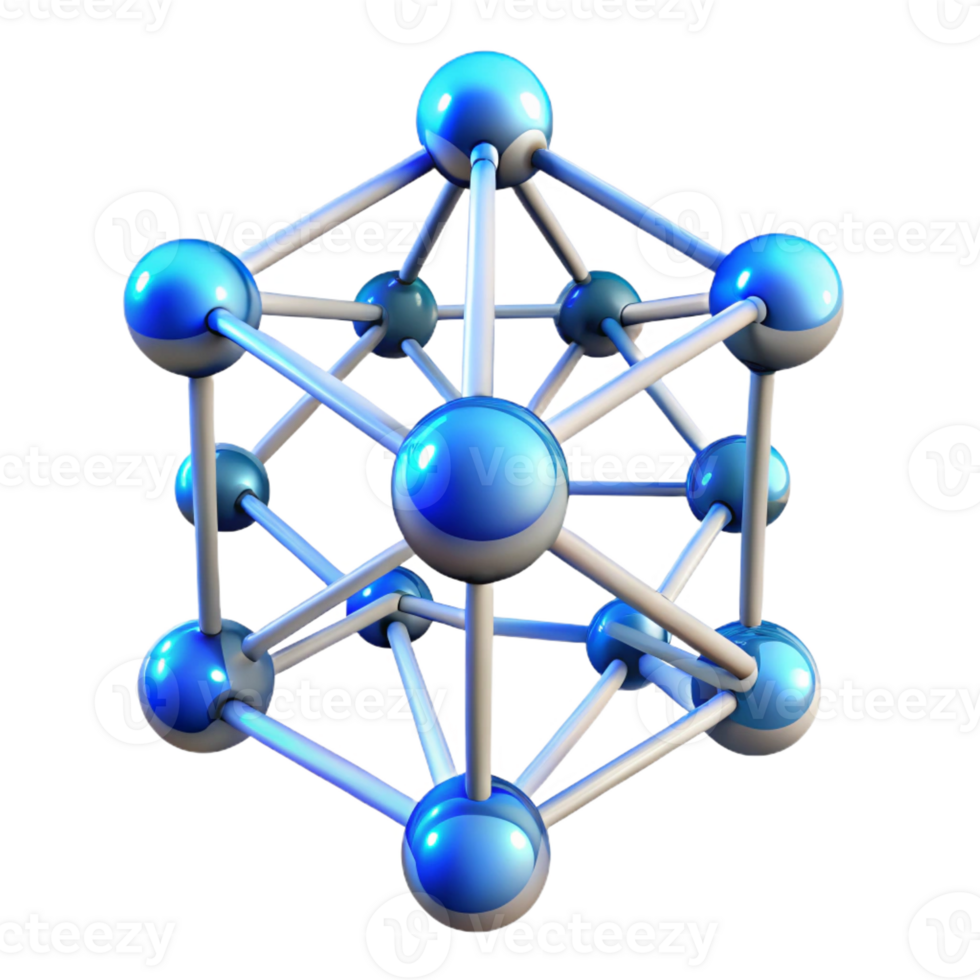dramatic abstract A complex network of interconnected nodes and wires, pulsing with energy, glowing with an ethereal blue light, in a minimalist, abstract style high quality png