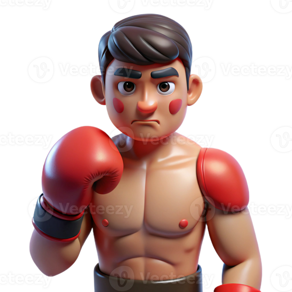 beautiful modern A boxer with a bruised face and a determined expression, harshly lit boxing ring, sports photography style high resolution png