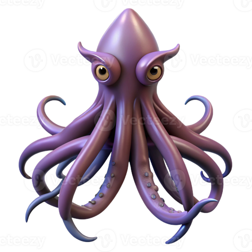 dramatic classic A giant squid lurking in the inky blackness of the deep ocean, its tentacles reaching out into the unknown, in a terrifying horror style original png