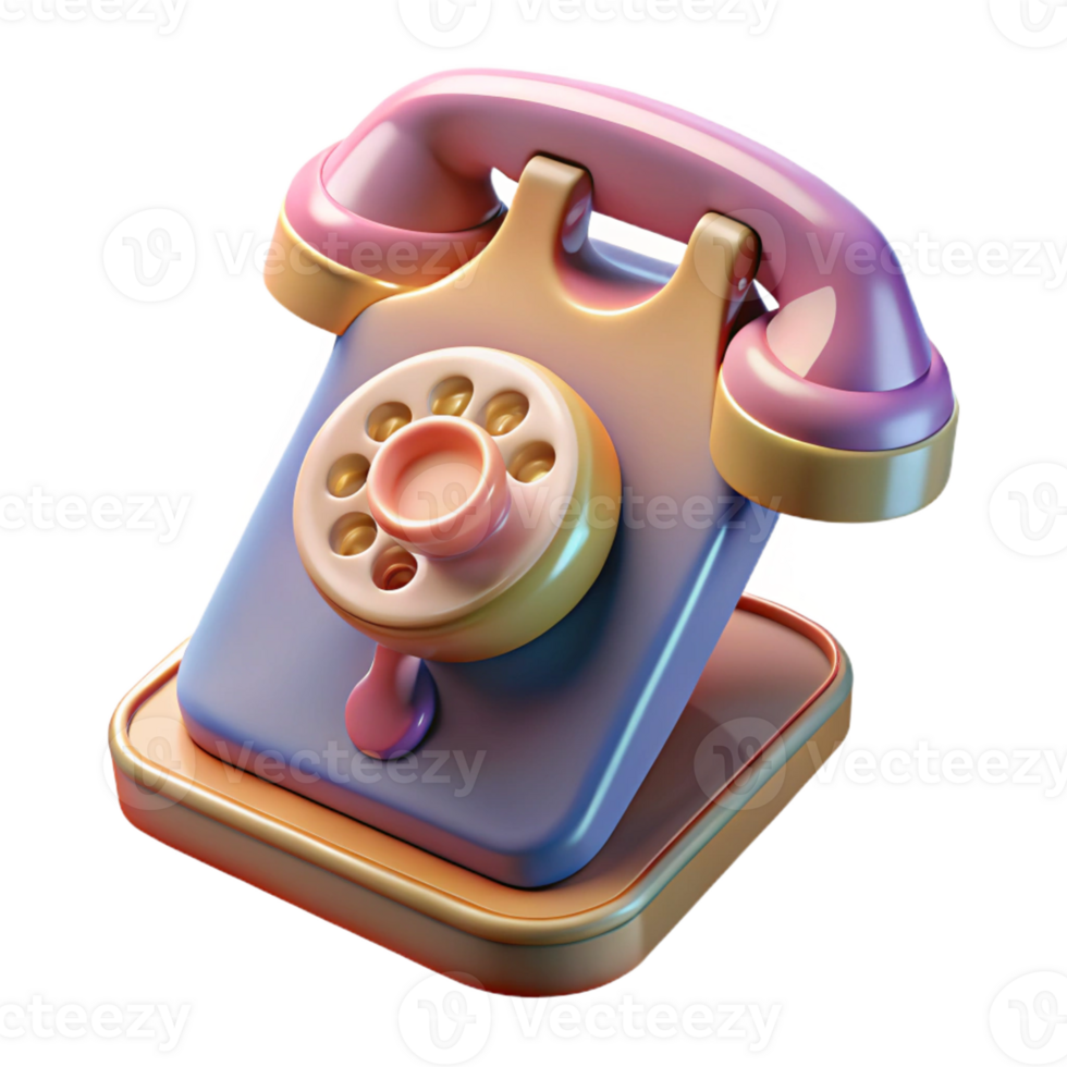 extraordinary vintage A vintage rotary phone melting into a sleek smartphone, surrealist style, soft diffuse lighting 4K png