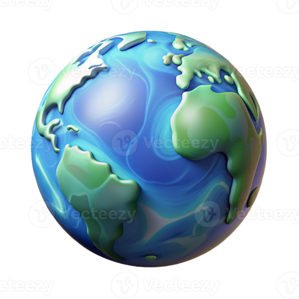 impressive creative A holographic projection of the Earth, rotating slowly, detailed topography, scientific visualization style authentic png