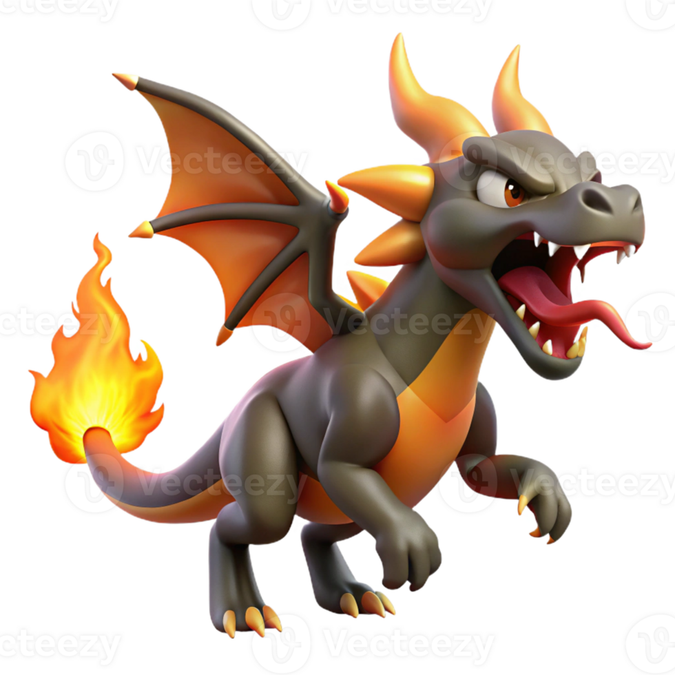 stunning contemporary A fierce chimera breathing fire, scales gleaming under a stormy sky, rendered in a dynamic comic book style professional png