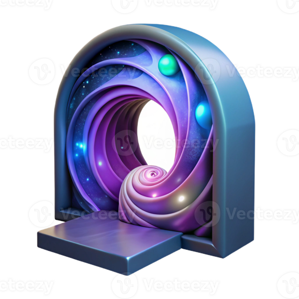 magnificent rustic A portal opening to another dimension, swirling colors, mysterious lighting, surreal style high resolution png