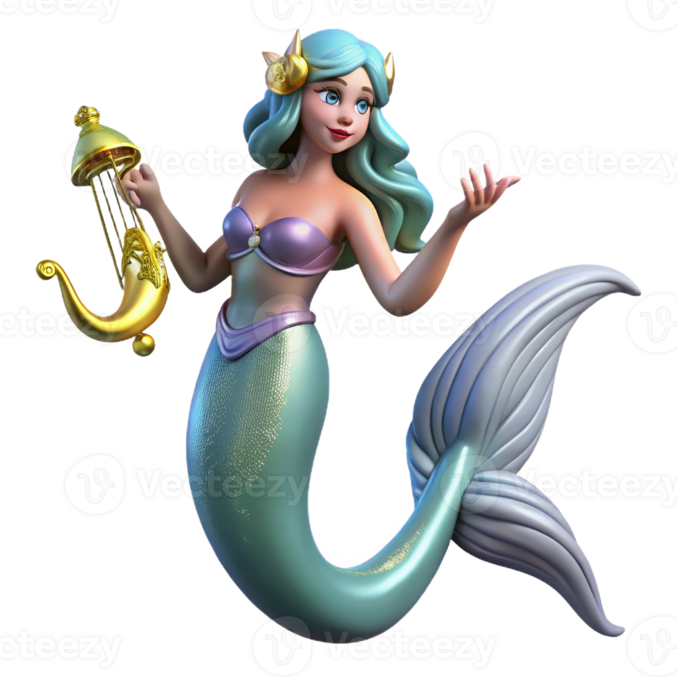 extraordinary contemporary A graceful siren luring sailors with an enchanting melody, pre-Raphaelite style, soft ethereal lighting 4K png