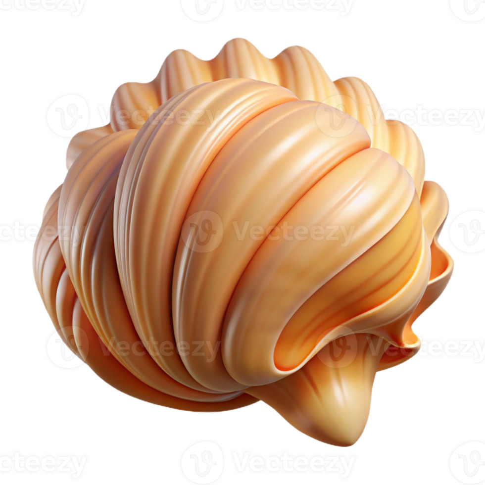 beautiful artistic A close-up of a seashell, intricate details, studio lighting professional png
