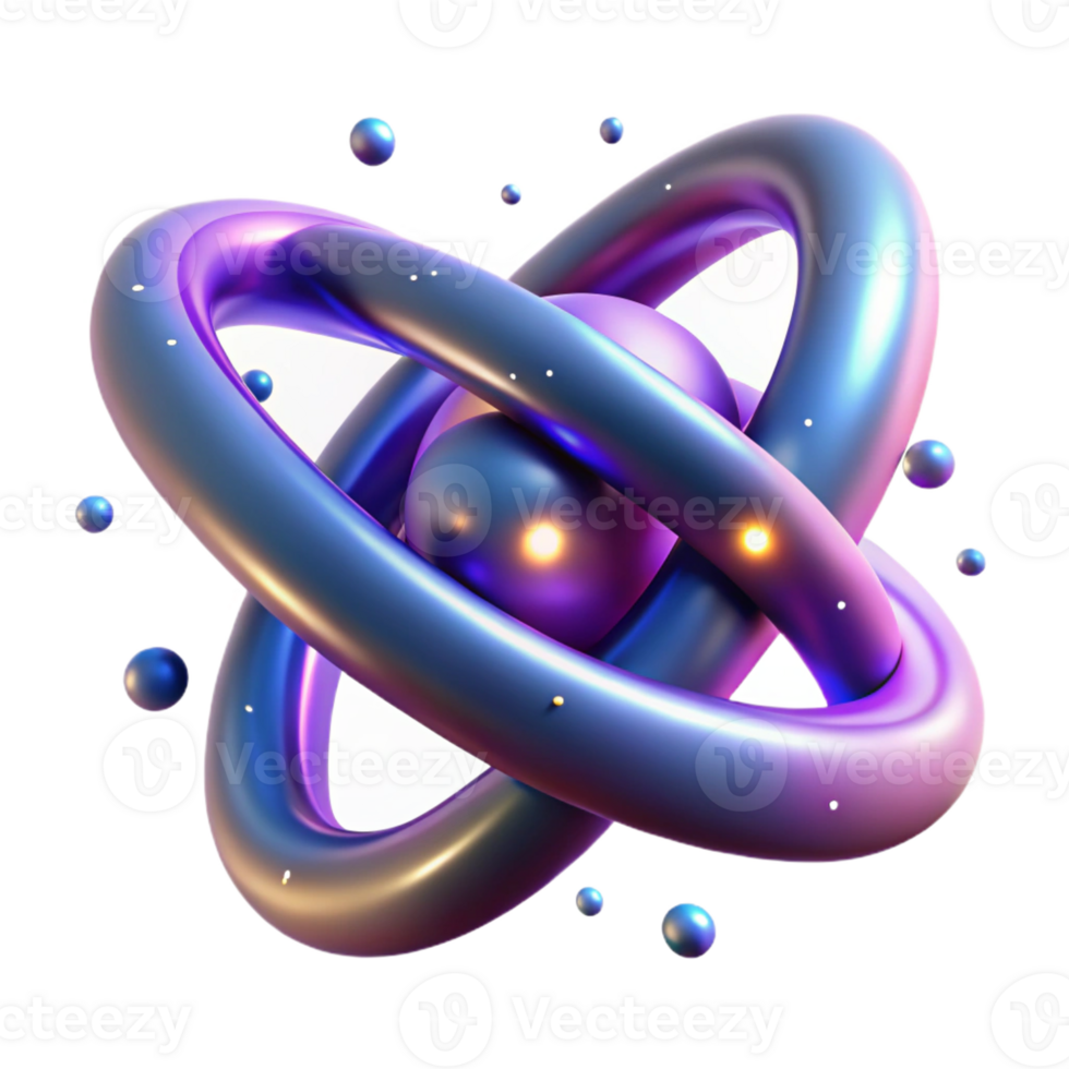 impressive creative A quantum entangled pair of particles, shimmering and connected by an invisible thread, abstract art style, ethereal lighting high quality png