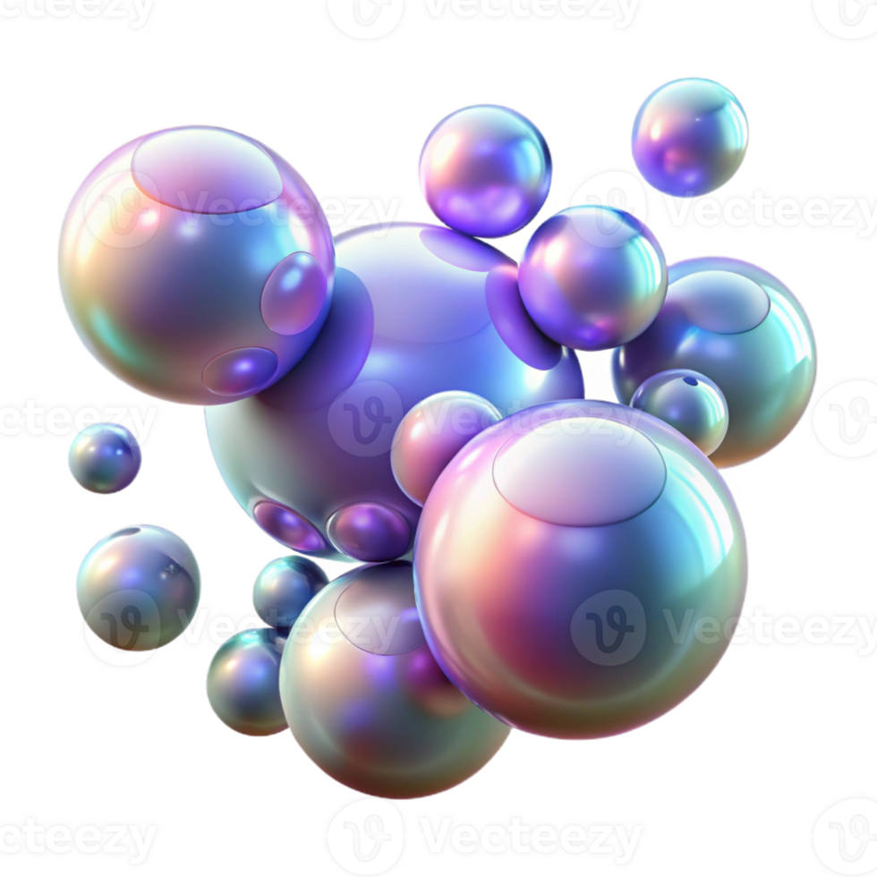 vibrant traditional A field of iridescent bubbles, floating in zero gravity, lit by a soft, diffused light high resolution png