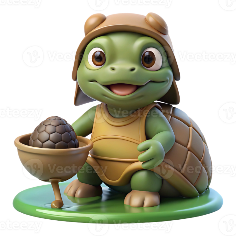 extraordinary minimalist A kappa lurking in a river, turtle shell and bowl-shaped head, mischievous and dangerous, Japanese folklore style genuine png
