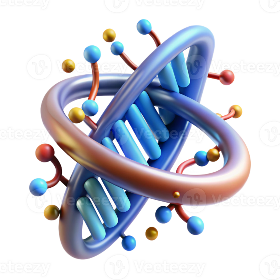 beautiful rustic A DNA strand unraveling into digital code, scientific style, bright and clinical lighting high resolution png