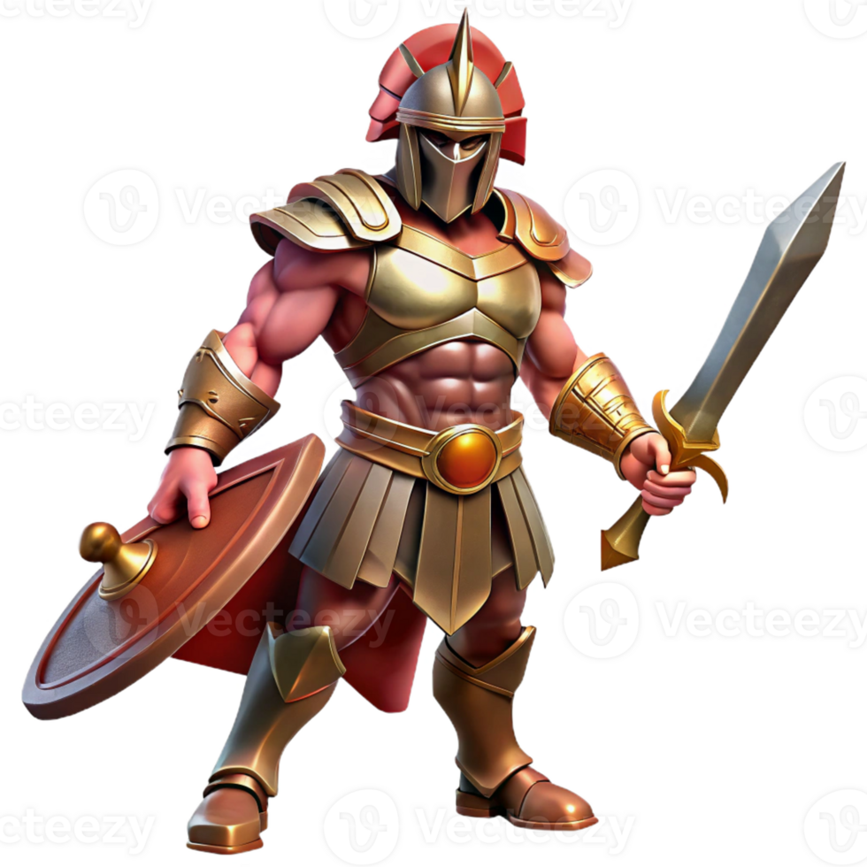 dramatic abstract Ares, God of War, clad in bronze armor and wielding a bloodstained sword, chiaroscuro lighting, realistic style authentic png