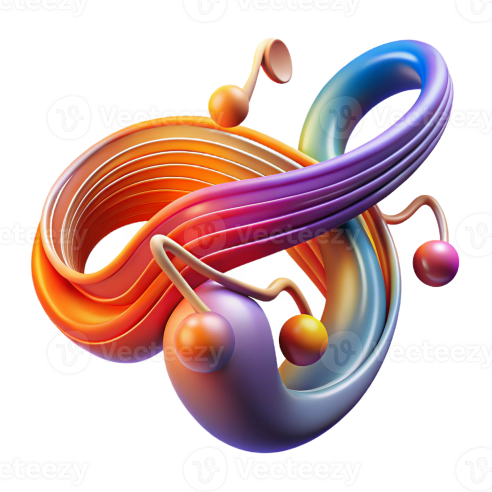 impressive rustic An abstract representation of music, using flowing lines and vibrant colors, lit by a pulsating, rhythmic light authentic png