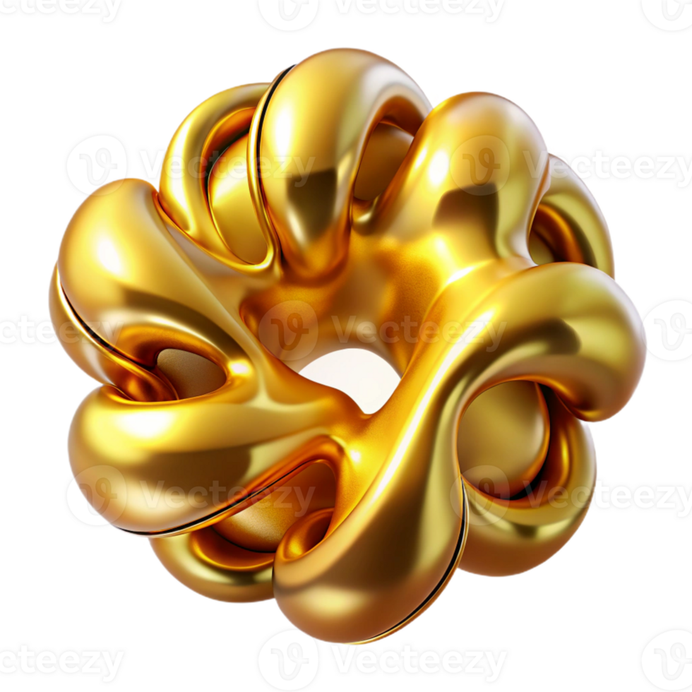 wonderful artistic A dynamic flow of liquid gold, forming intricate patterns, illuminated by a warm, golden light premium png