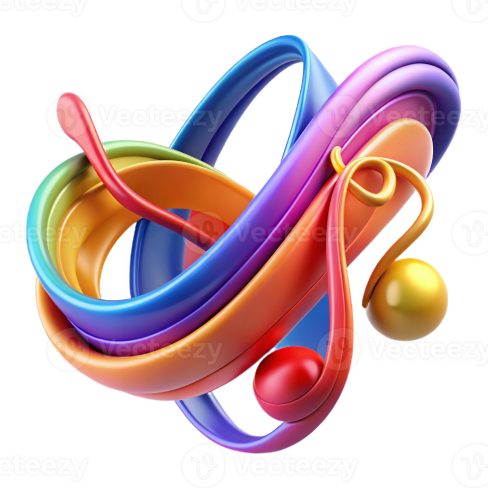 wonderful traditional An abstract representation of music, using flowing lines and vibrant colors, lit by a pulsating, rhythmic light genuine png