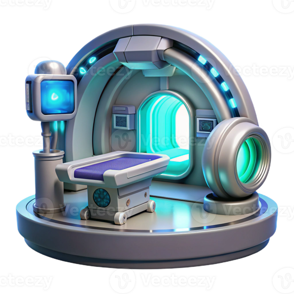 magnificent traditional A futuristic medical bay with holographic displays, sterile and clean, cinematic lighting original png
