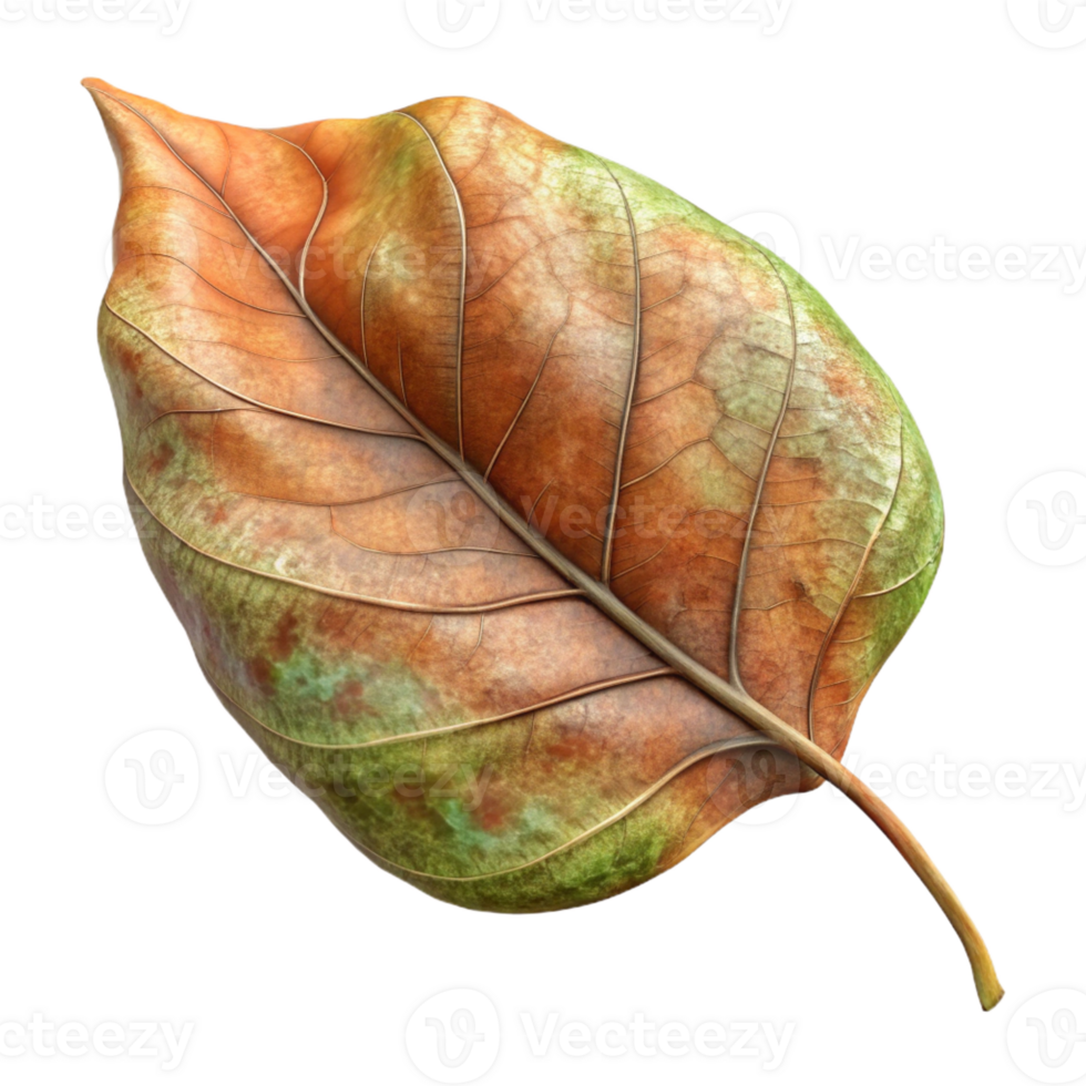 extraordinary minimalist A single, decaying leaf, macro photography, soft diffused lighting detailed png