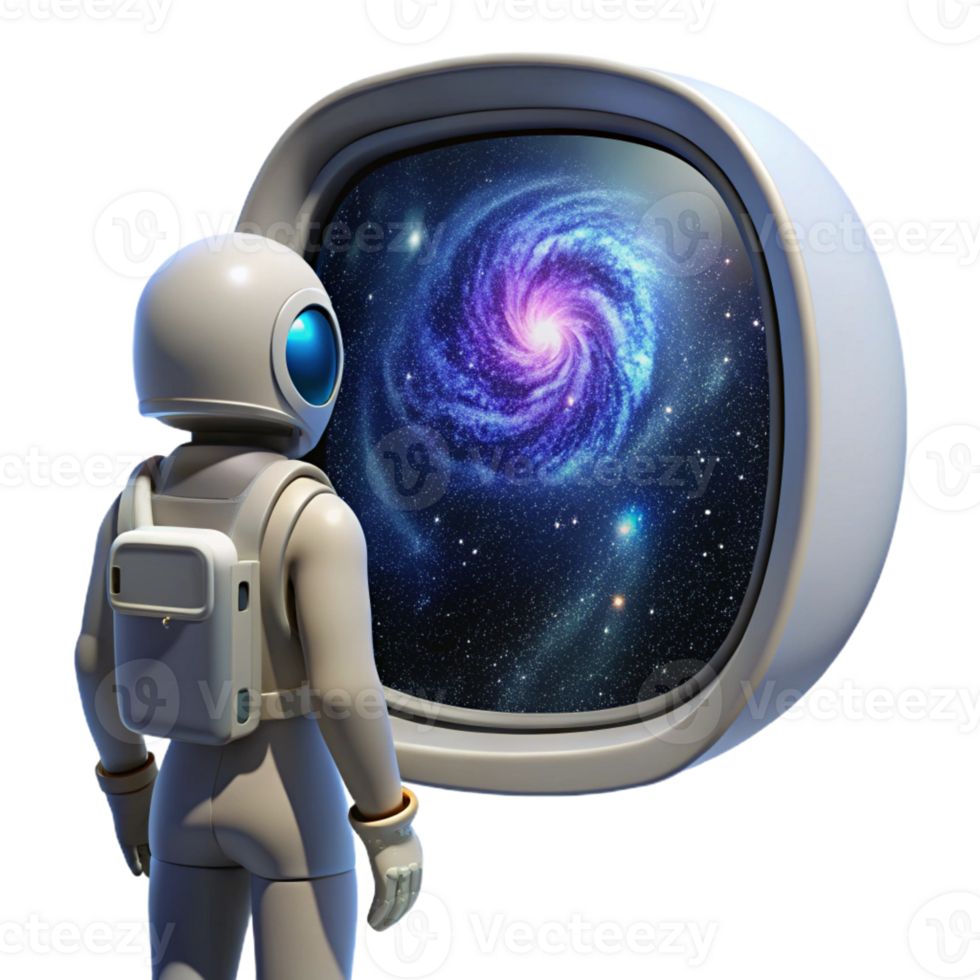 beautiful abstract A lone astronaut gazing at a massive, swirling nebula through the window of a sleek spaceship, cosmic dust particles illuminated by starlight 4K png