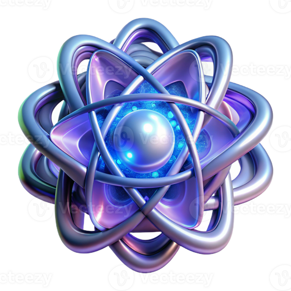 magnificent abstract A quantum computer core, glowing with ethereal energy, intricate fractal patterns, abstract art style detailed png