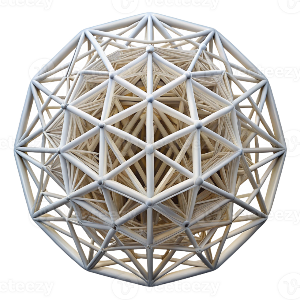 magnificent abstract A web of intricate, interconnected lines, forming a complex, abstract pattern, illuminated by a bright, white light, geometric art style genuine png