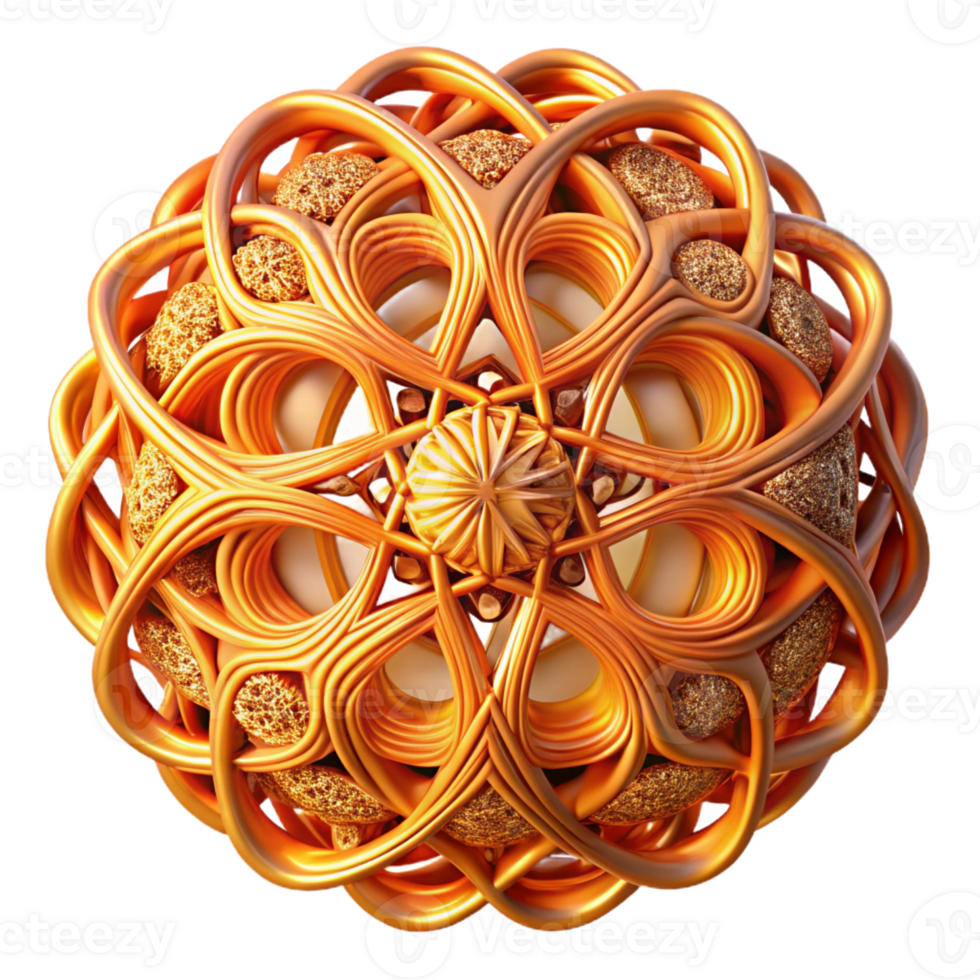 elegant abstract Intricate, lace-like patterns woven from light, with a warm, amber glow, in the style of Art Nouveau premium png
