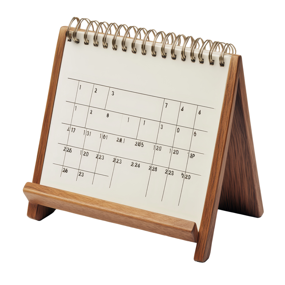 Table calendar for June displayed in isolation on a transparent background highlighting daily dates and layout, table calendar 2025 june isolated on transparent background png