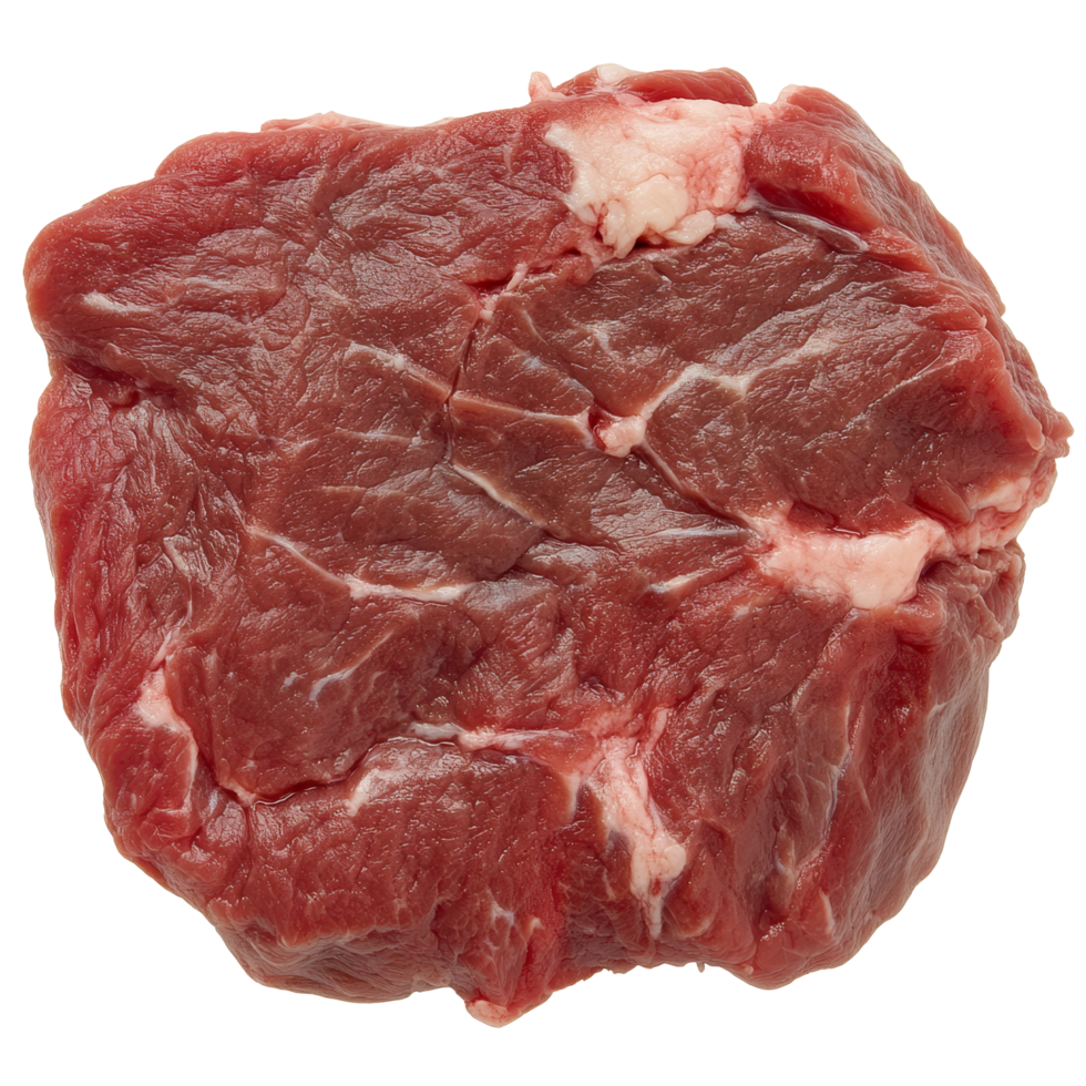 Fresh fat tail raw pulp meat displayed on a clean surface for culinary preparation and food photography, fat tail raw pulp meat png