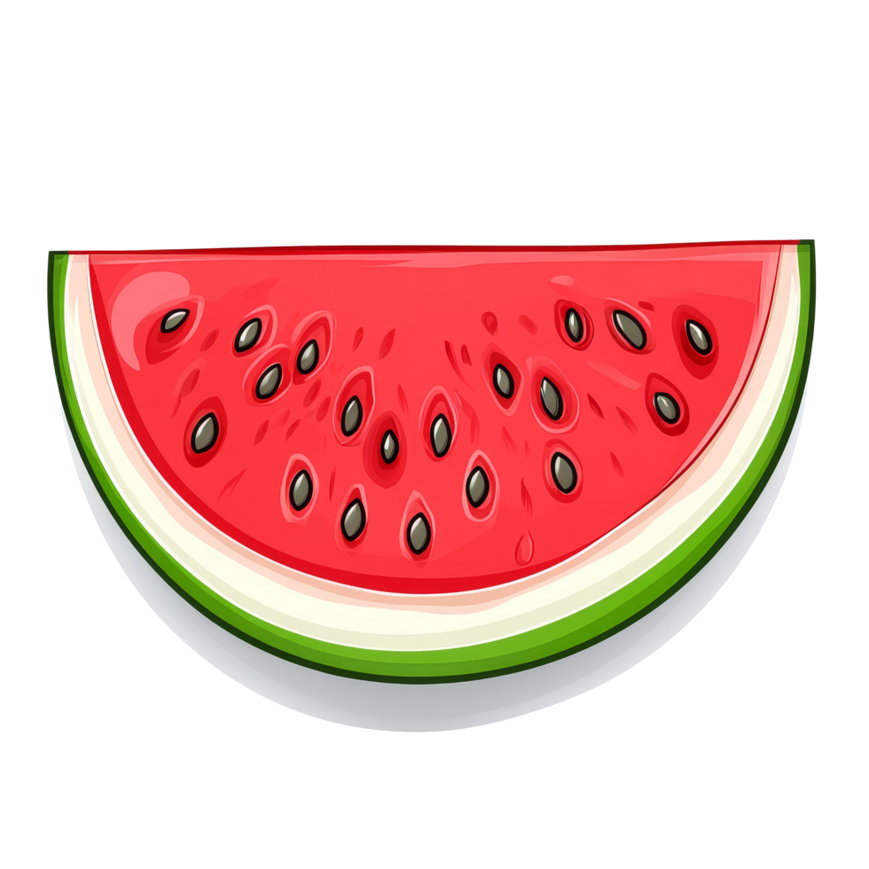 Fresh watermelon slice brightening up a transparent background for summer refreshment ideas and healthy snacks, watermelon fruit slice on transparent background png