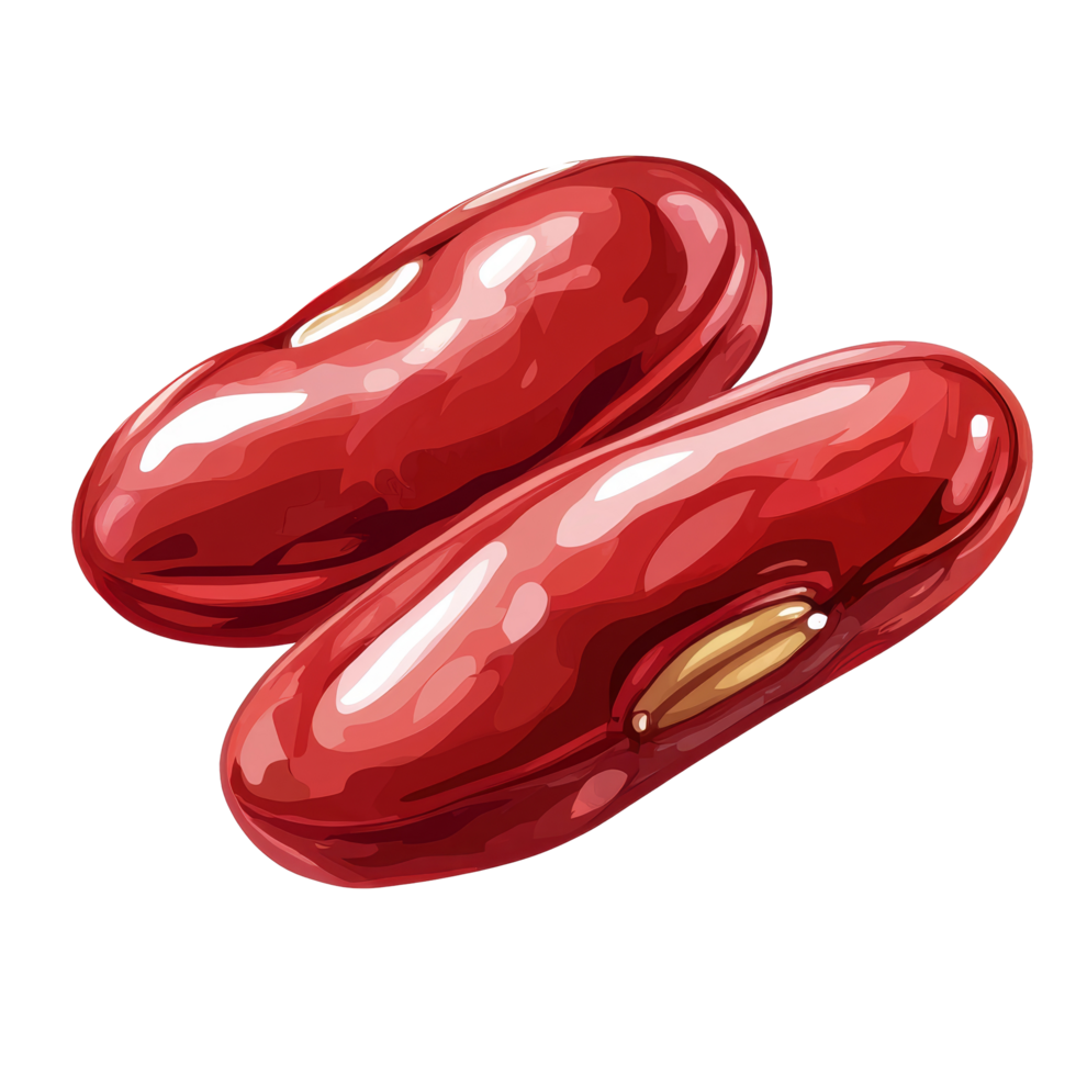 Red kidney beans isolated on a clean background for culinary use in healthy recipes and nutritionfocused dishes, Red kidney beans isolated Stock Illustration png