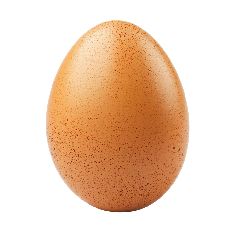 Brown egg isolated on a clean transparent background perfect for culinary presentations and food styling, egg isolated on transparent background png