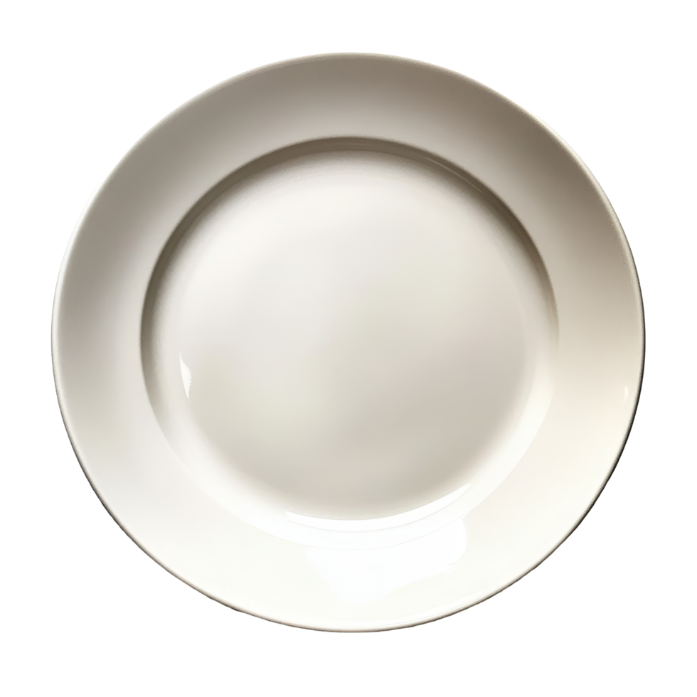Elegant transparent plate set against a simple background showcasing minimalist design and understated beauty, red dish on transparent background png