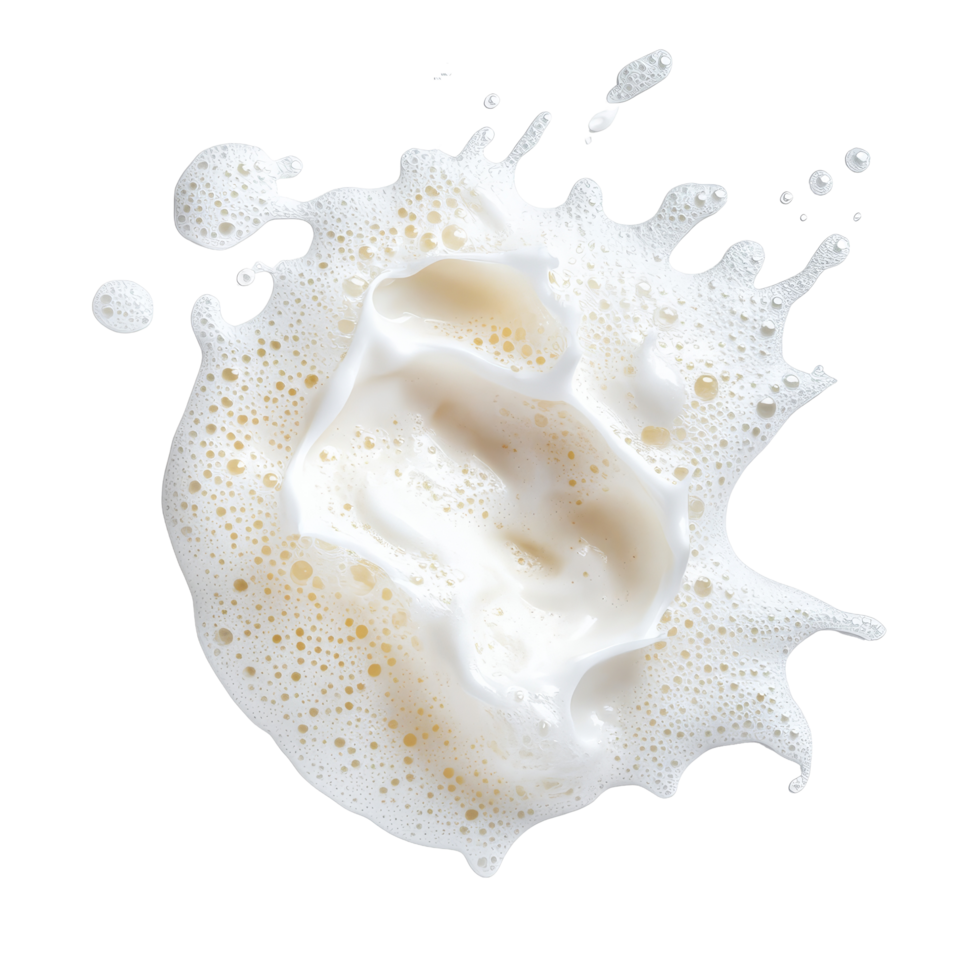 transparent soap foam splatter on a clean, transparent background for an aesthetic or cleaning design, transparent soap foam isolated on transparent background png