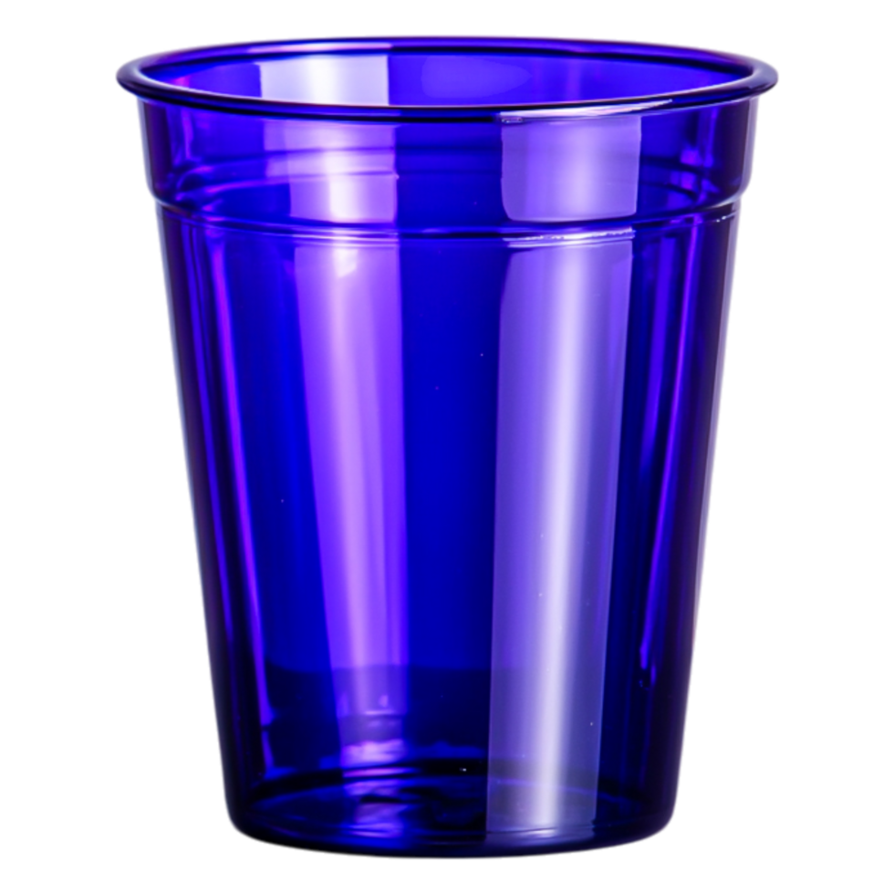 Vibrant Blue Plastic Cup for Parties, Events and Gatherings png