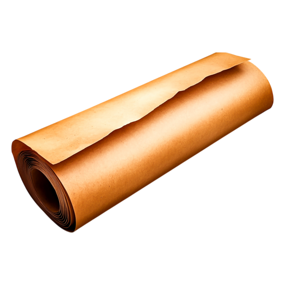 Rolled Craft Paper Sheet for Creative Projects and Art Activities png