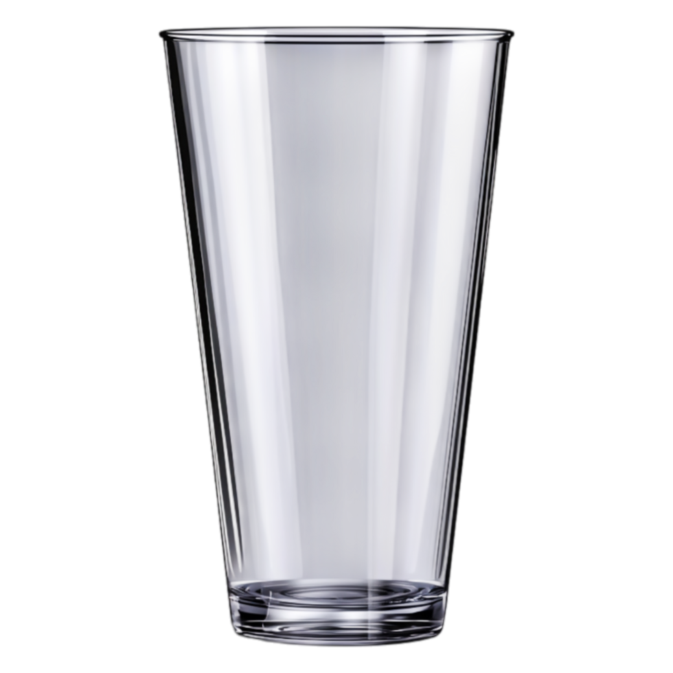 Clear Glass Tumbler Isolated on for Beverage Use png