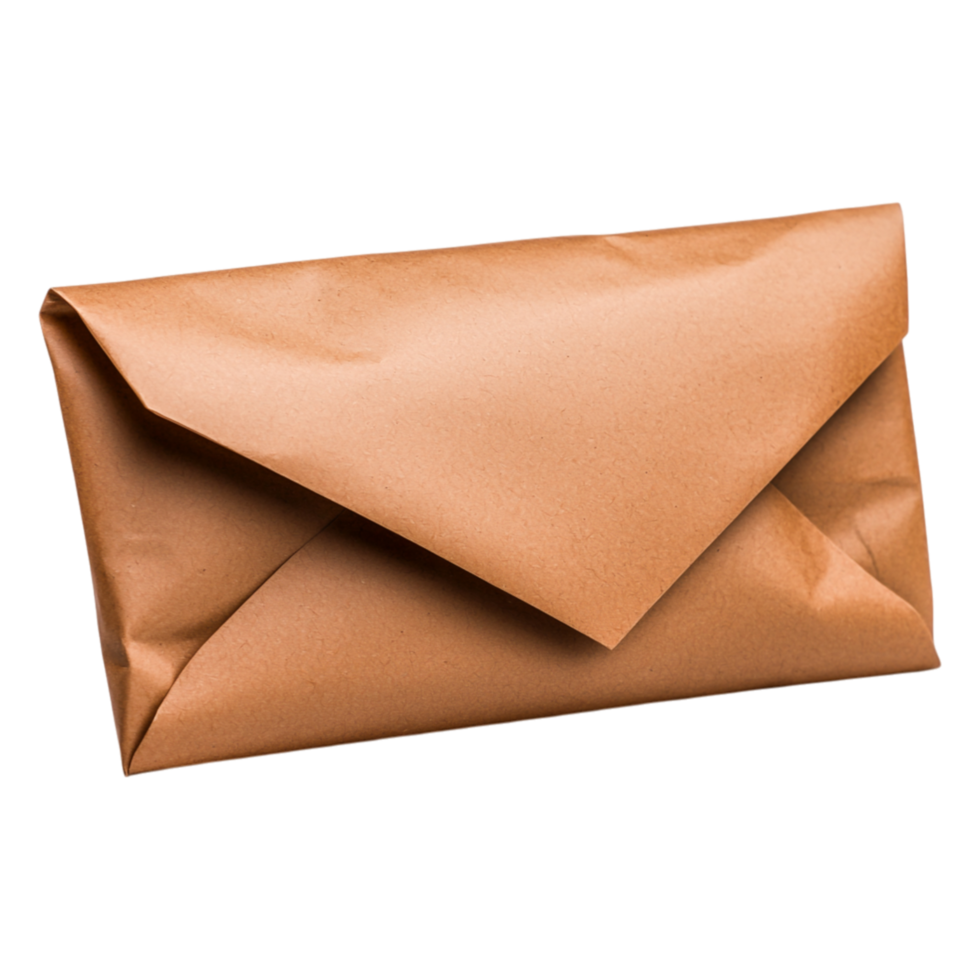 Brown Paper Envelope on for Mailing and Packaging png