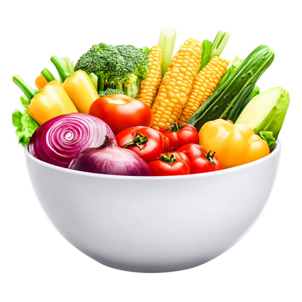 Fresh Assortment of Colorful Vegetables and Healthy Ingredients png