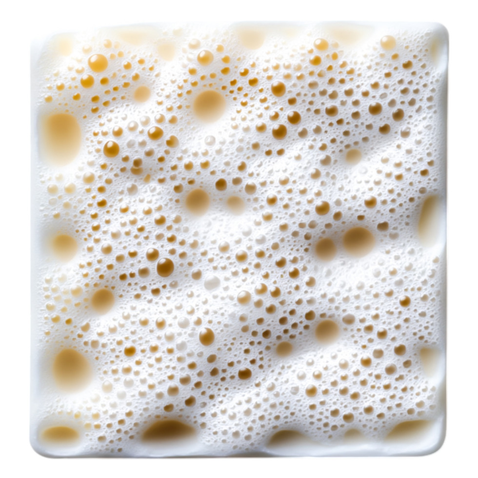 Bubbles and Foam Texture on a Light Creamy Surface for Backgrounds png