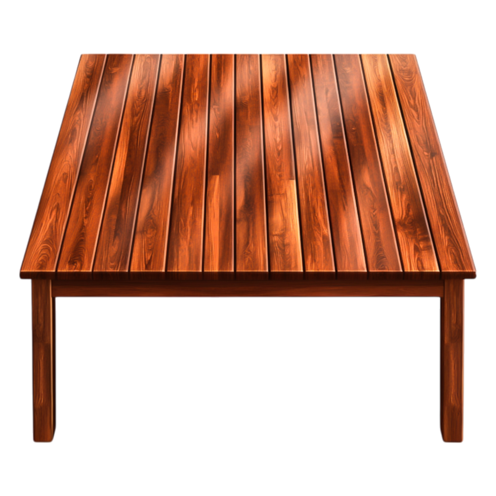 Wooden Table with Smooth Surface and Elegant Design for Interiors png