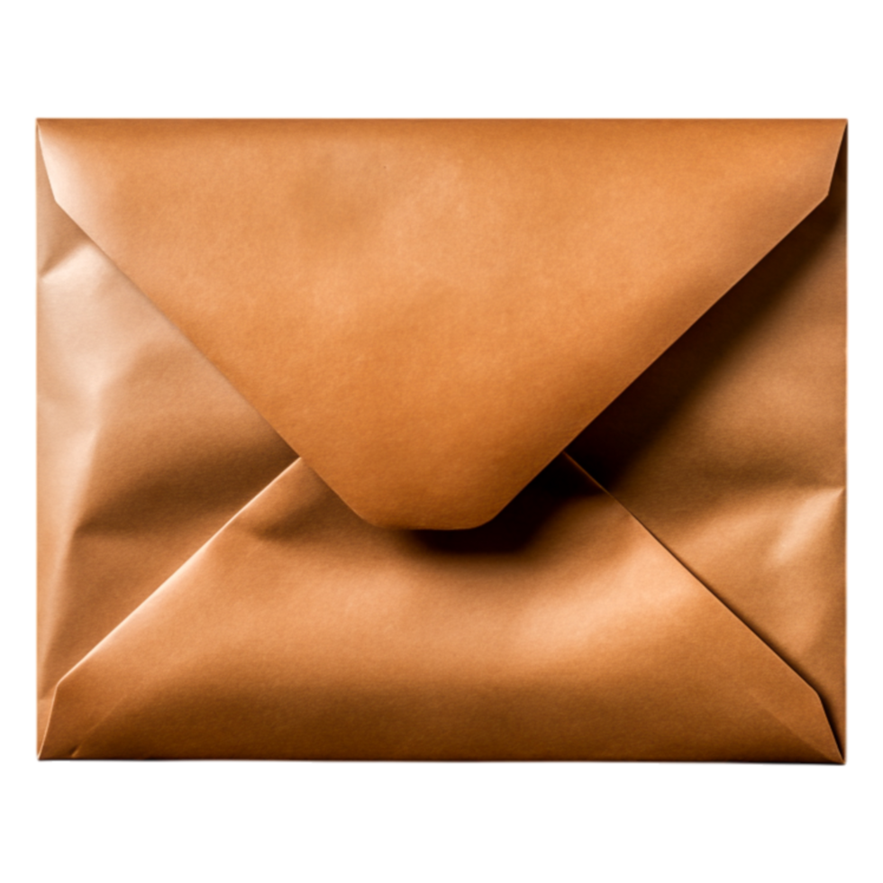 Brown Closure Envelope for Letters and Documents on png