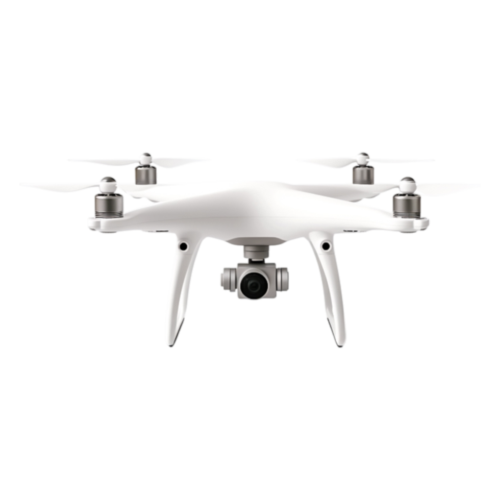 High-Definition Drone with Four Propellers and Front Camera View png
