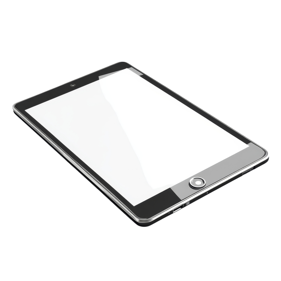 Modern tablet PC on a clean transparent background highlighting sleek design and functionality for everyday use, Tablet pc computer on transparent background png