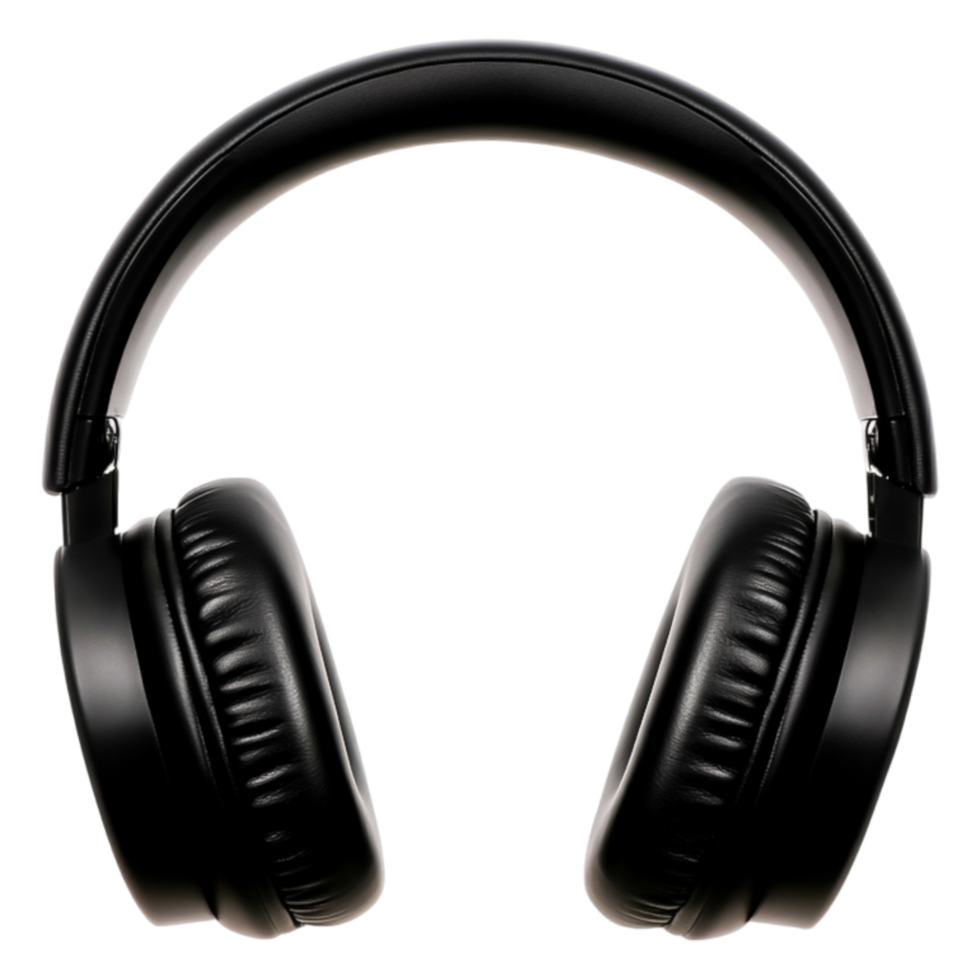 A Black Over-Ear Headphones png