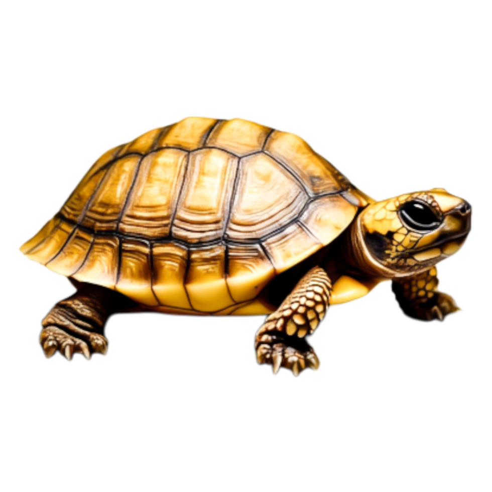 Realistic Decorative Turtle Shell with Intricate Patterns and Colors png