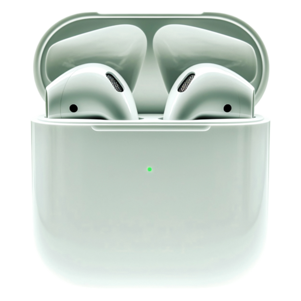 Wireless Earbuds in Charging Case on Clean Background png