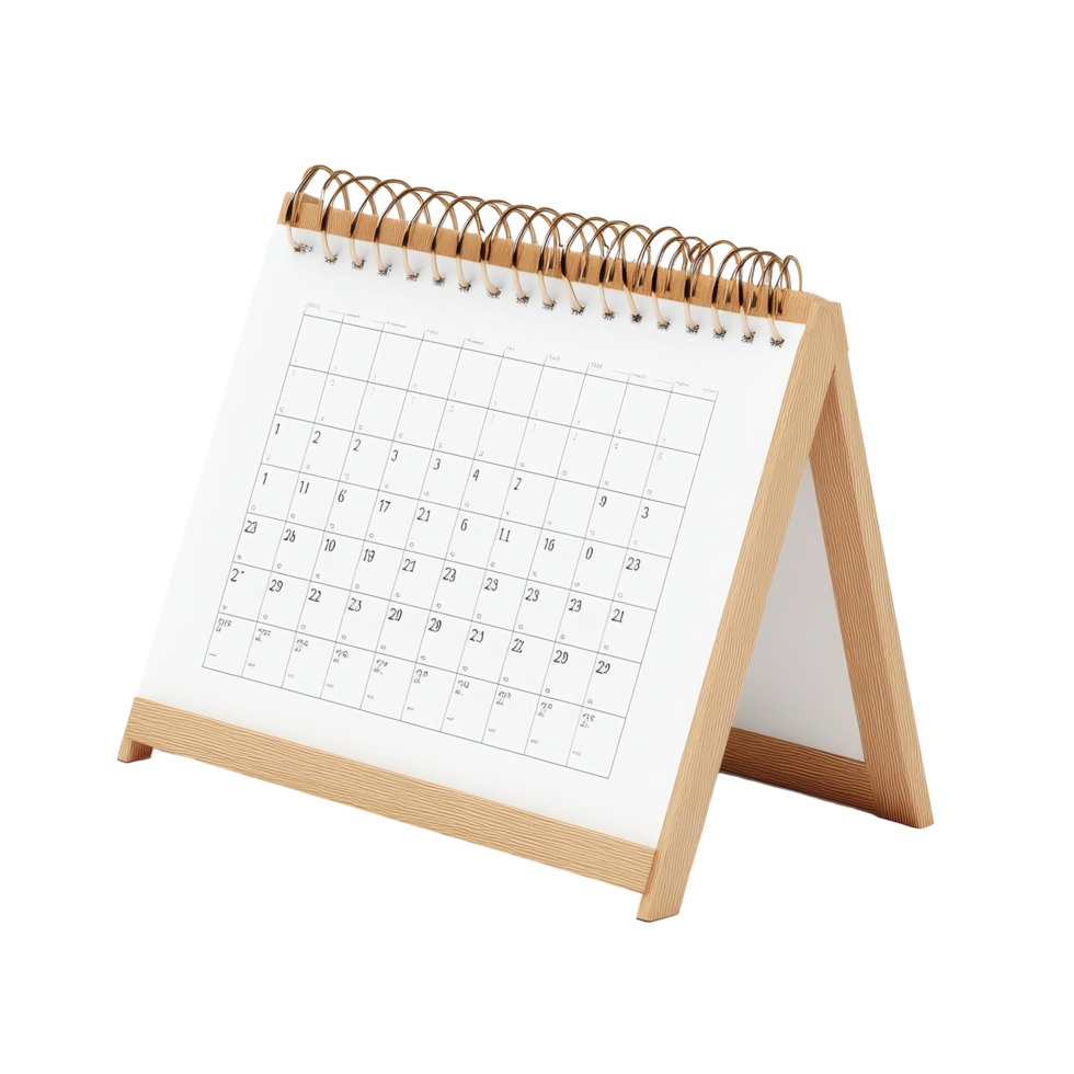A table calendar for July displayed prominently on a clean transparent background for easy reference, table calendar 2025 july isolated on transparent background png
