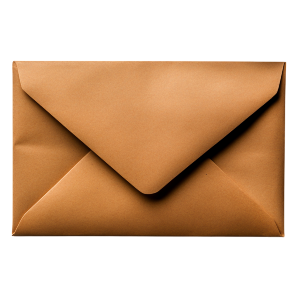 Brown Envelope on for Correspondence and Mail png