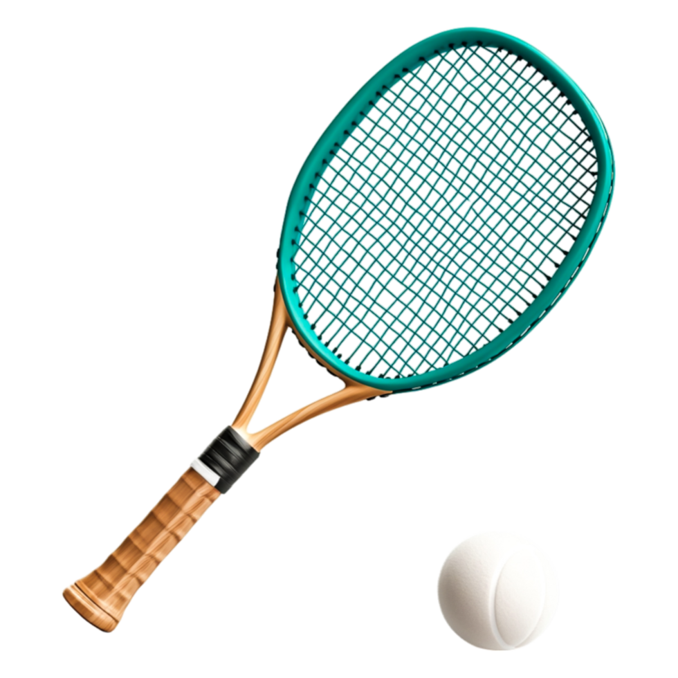 Tennis Racket and Ball on for Sports Enthusiasts png