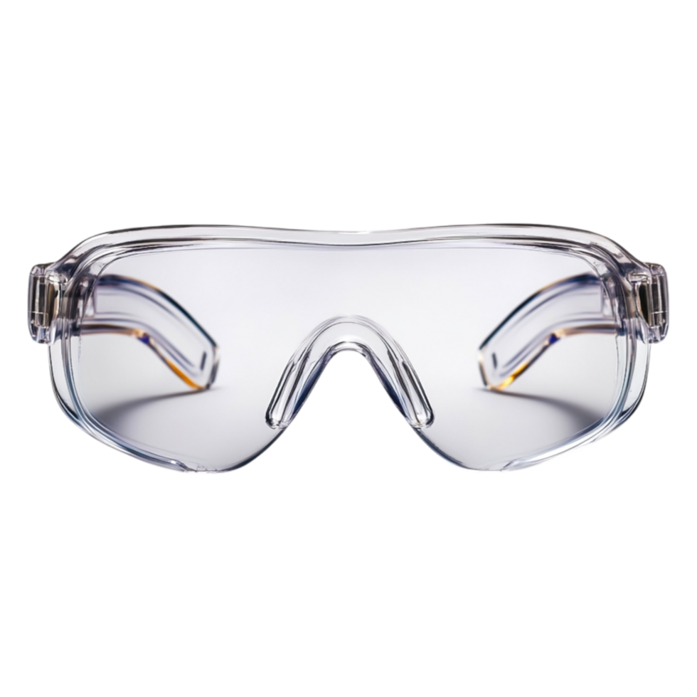 Clear Safety Goggles with Anti-Fog Lens Design for Protection png