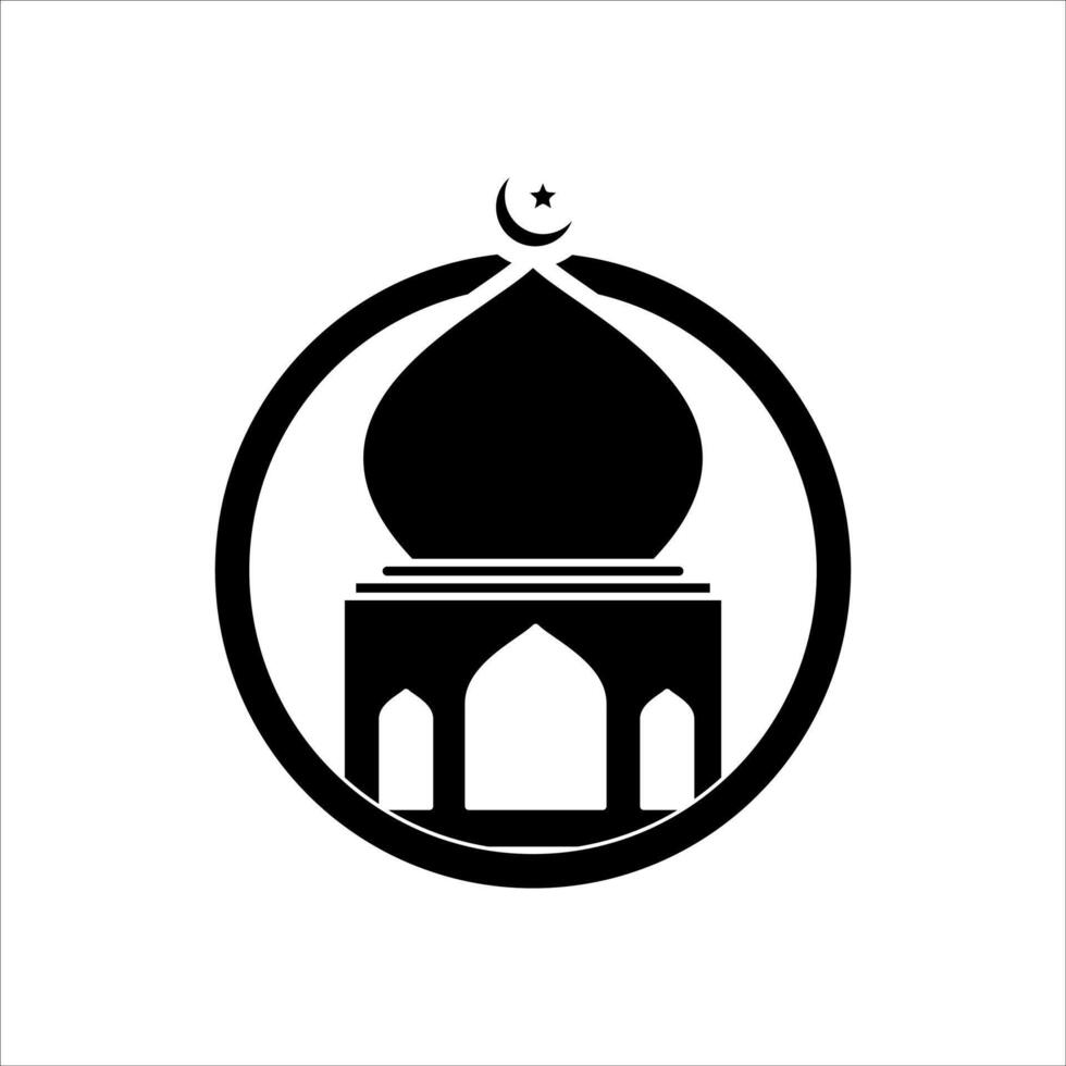 Islamic mosque icon vector